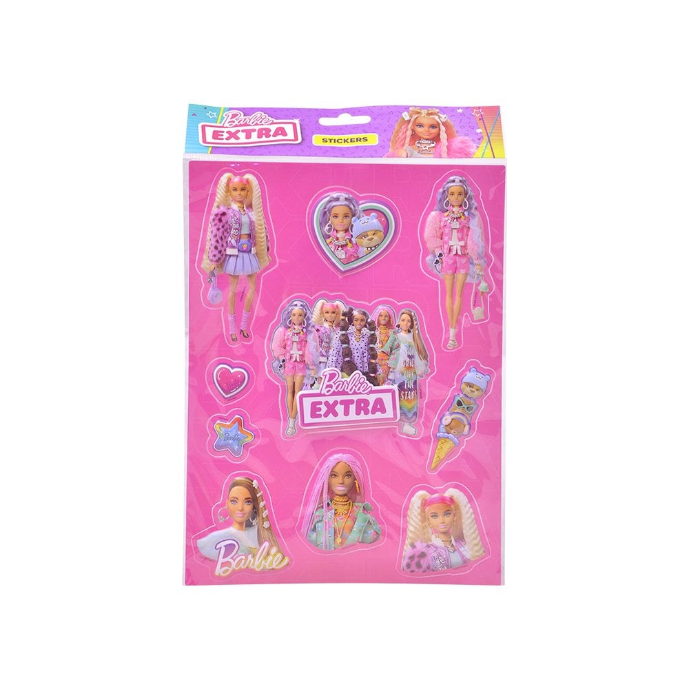 3D Kabartmalı Sticker Seti - Barbie