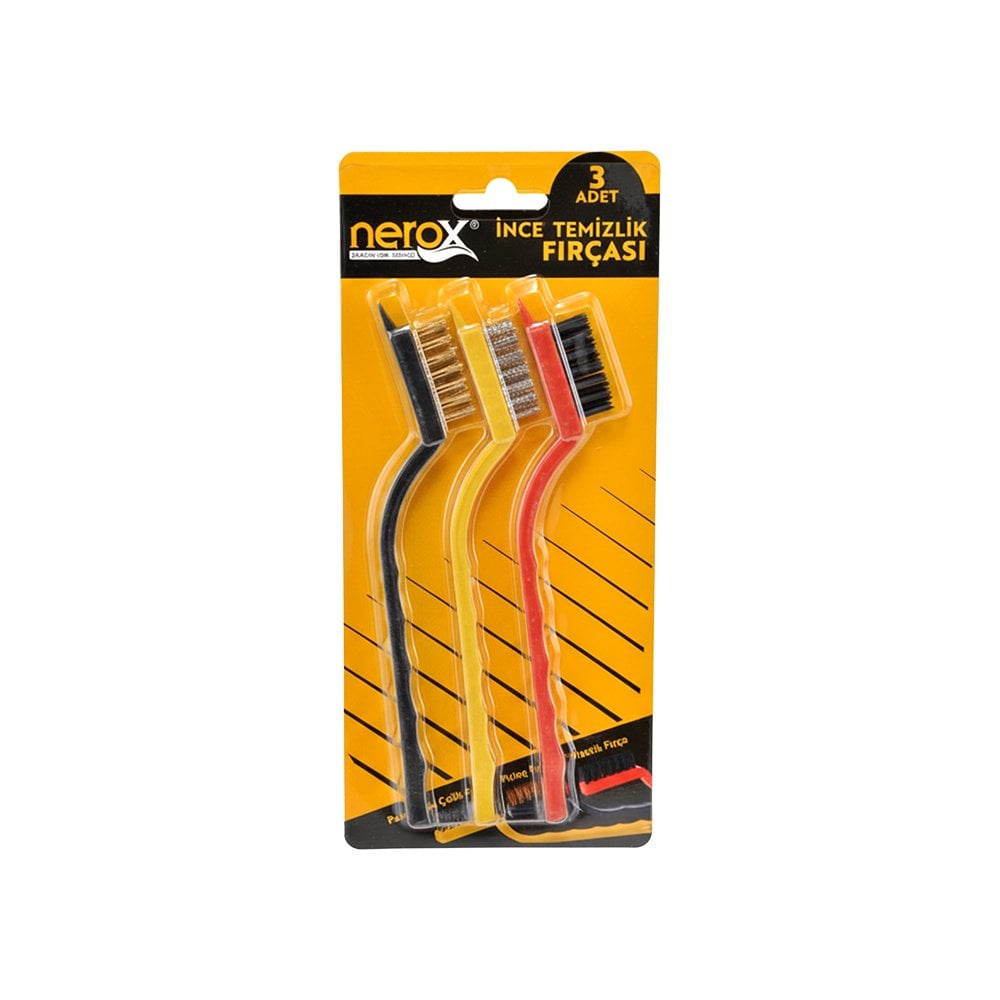 3'lü Çok Amaçlı Temizlik Fırçası