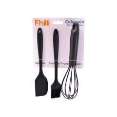 Silikon Spatula / Fırça / Çırpıcı Set