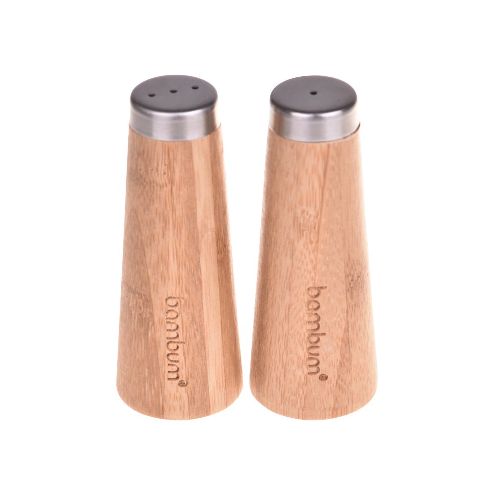 2'li Bambu Tuzluk/Biberlik Set