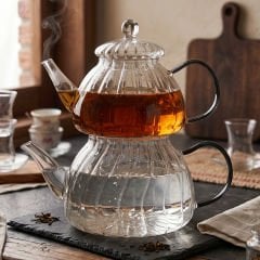 Cam Çaydanlık - 600 - 1000 ml