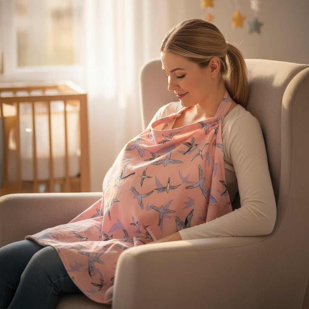 Bebek Müslin Emzirme Önlüğü