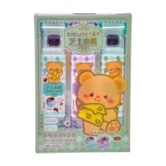 3' Lü Mühürlü Ayıcık Fosforlu Kalem Set