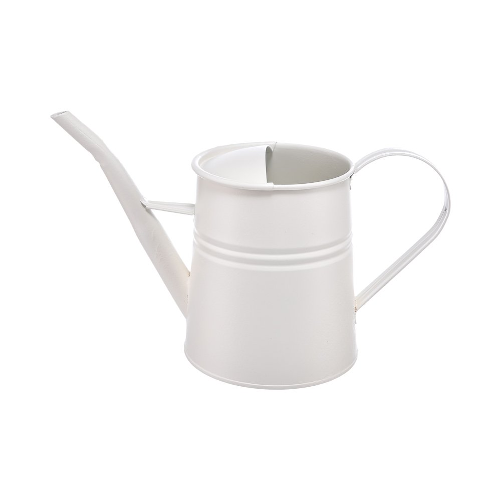 Metal Kulplu Bitki Sulama Kabı - 1,7 L Beyaz