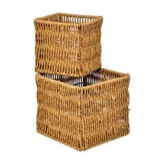 2'li Hasır Kare Kaşıklık