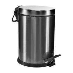 Pedallı Krom Çöp Kovası - 3 Litre