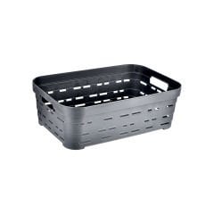 Plastik Piramit Organizer Sepet - 8.2 L Siyah