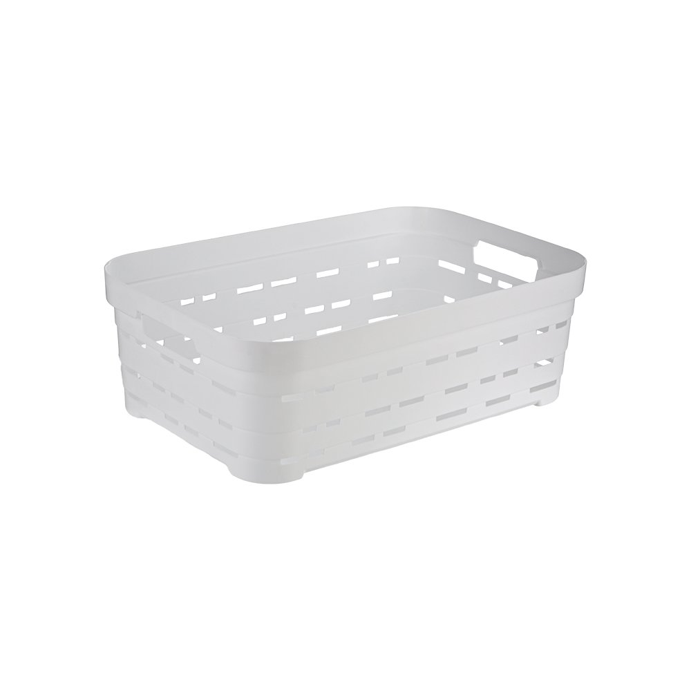 Plastik Piramit Organizer Sepet - 8.2 L Beyaz