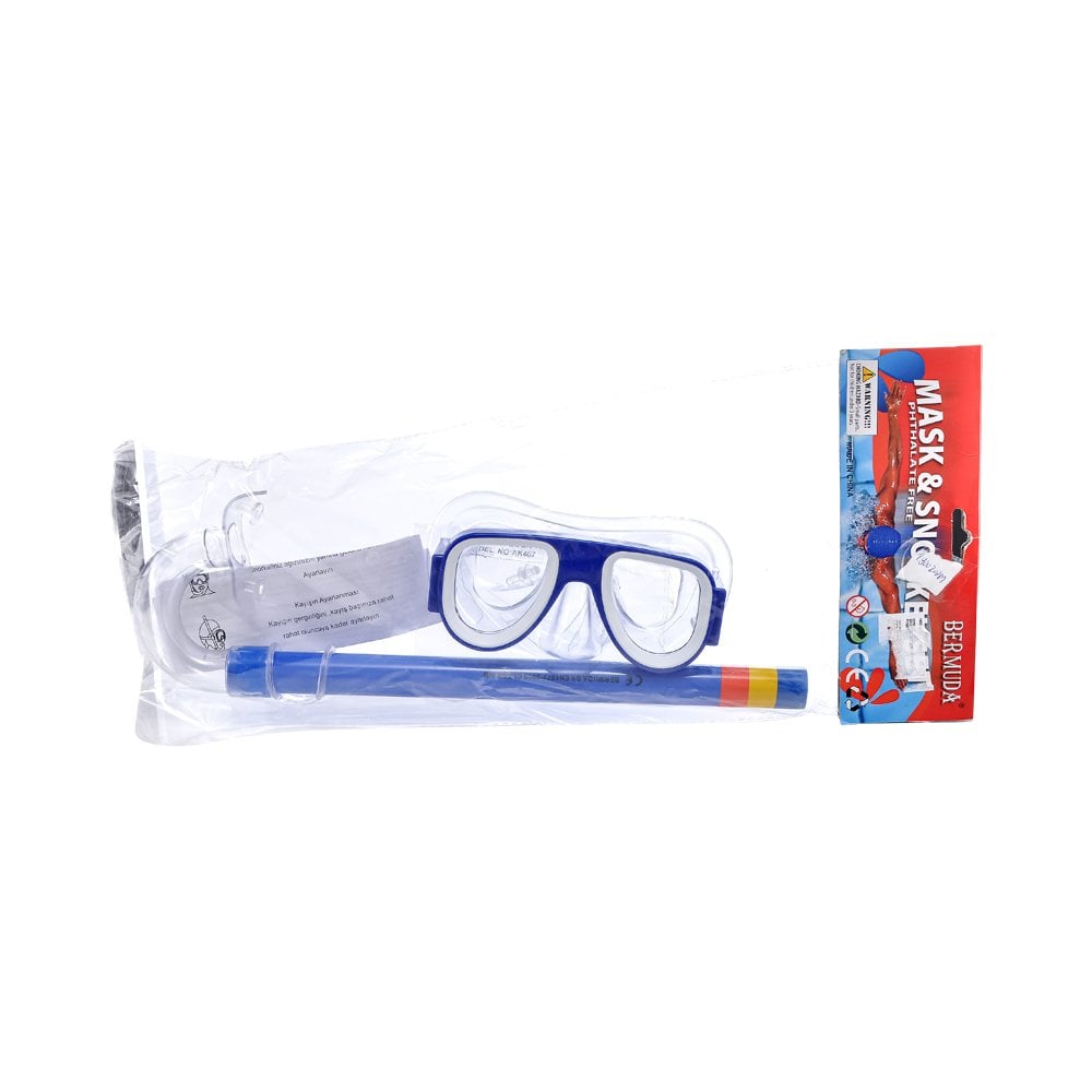 Çocuk Şnorkel Set Mavi