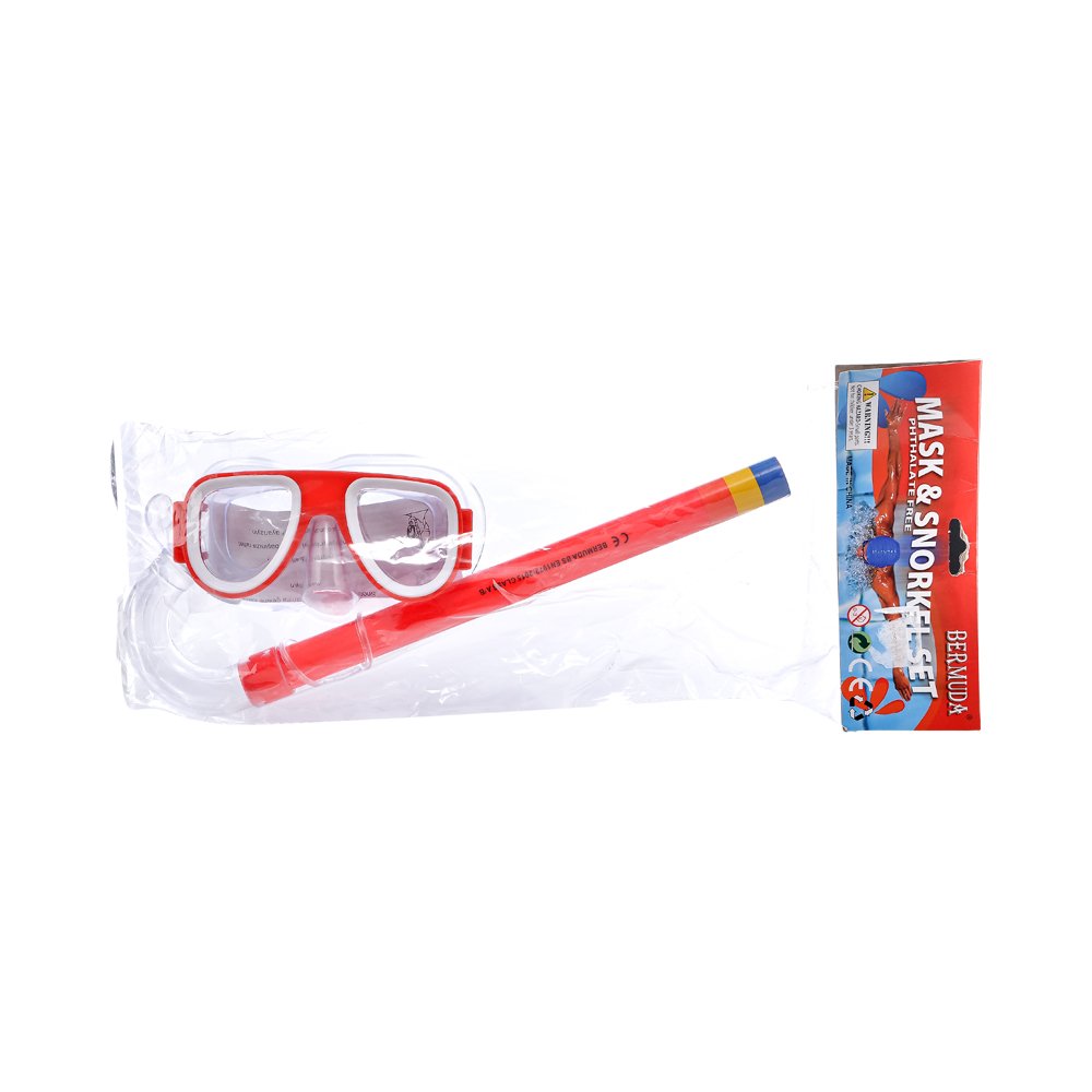 Çocuk Şnorkel Set Kırmızı