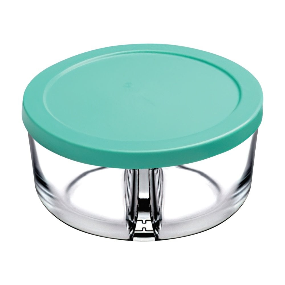 2 Bölmeli Cam Saklama Kabı - 785 cc