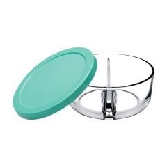 2 Bölmeli Cam Saklama Kabı - 785 cc