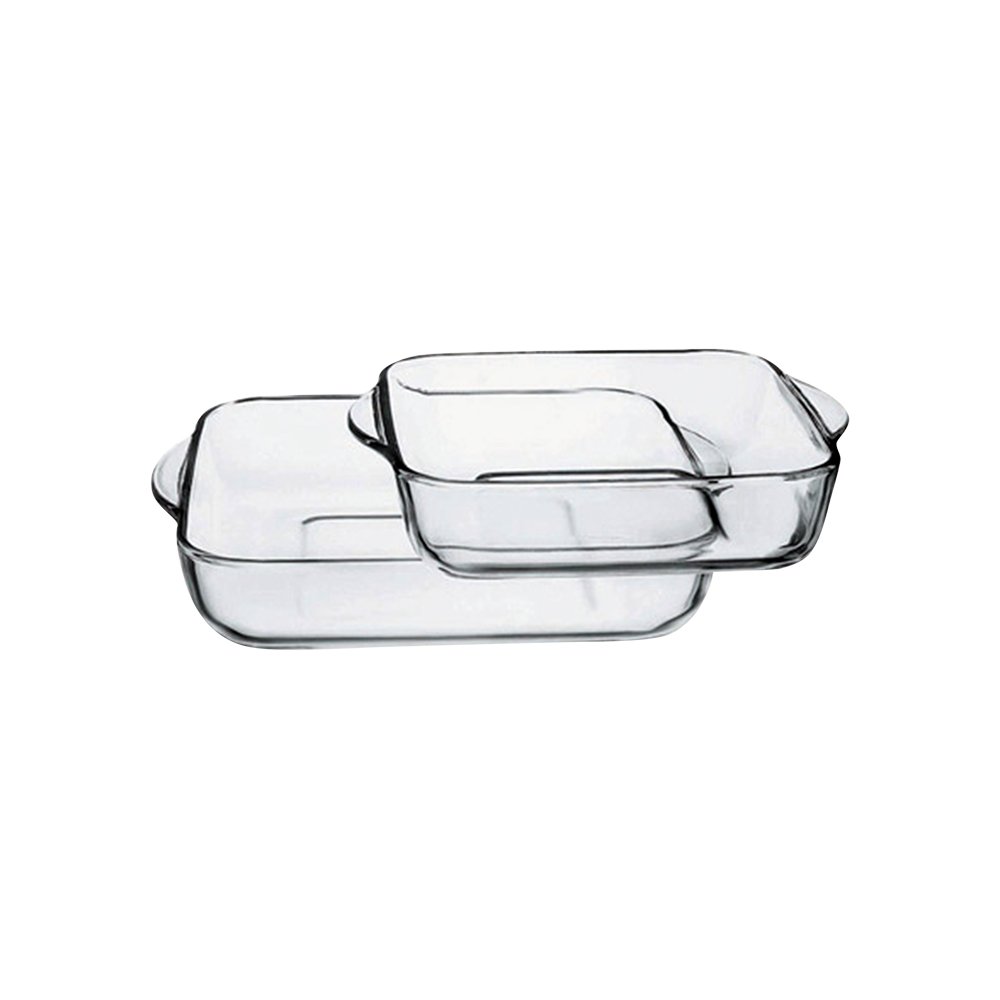 2'li Borcam Fırın Tepsisi - 32x28/26x22 cm