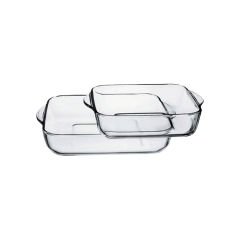 2'li Borcam Fırın Tepsisi - 32x28/26x22 cm