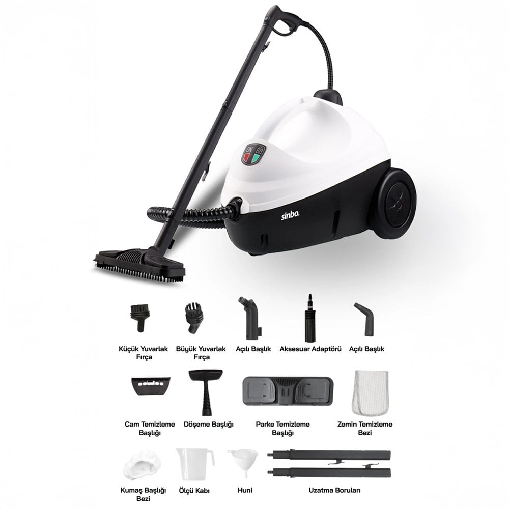 Buharlı Temizleyici - Sinbo SSC-6423 - Beyaz