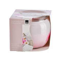 Cam Kaseli Mum Aromalı/Desenli