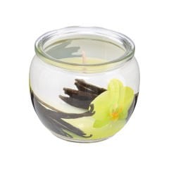 Cam Kaseli Mum Aromalı/Desenli