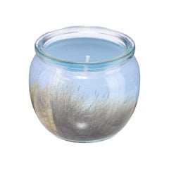 Cam Kaseli Mum Aromalı/Desenli