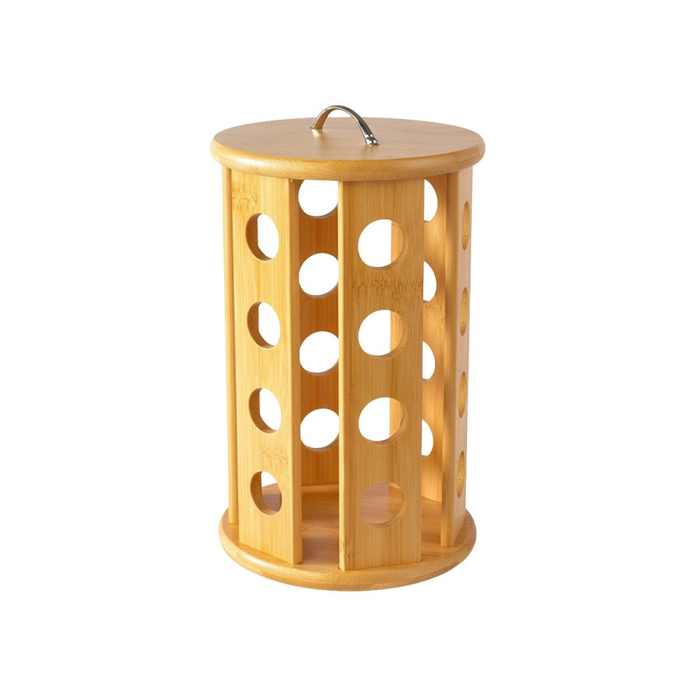 Döner Bambu Kahve Kapsülü Standı - 26x16,5