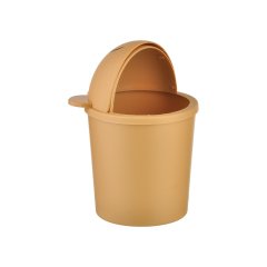 Ayıcık Çöp Kovası - Plastik - 1,1 lt Sütlü Kahve
