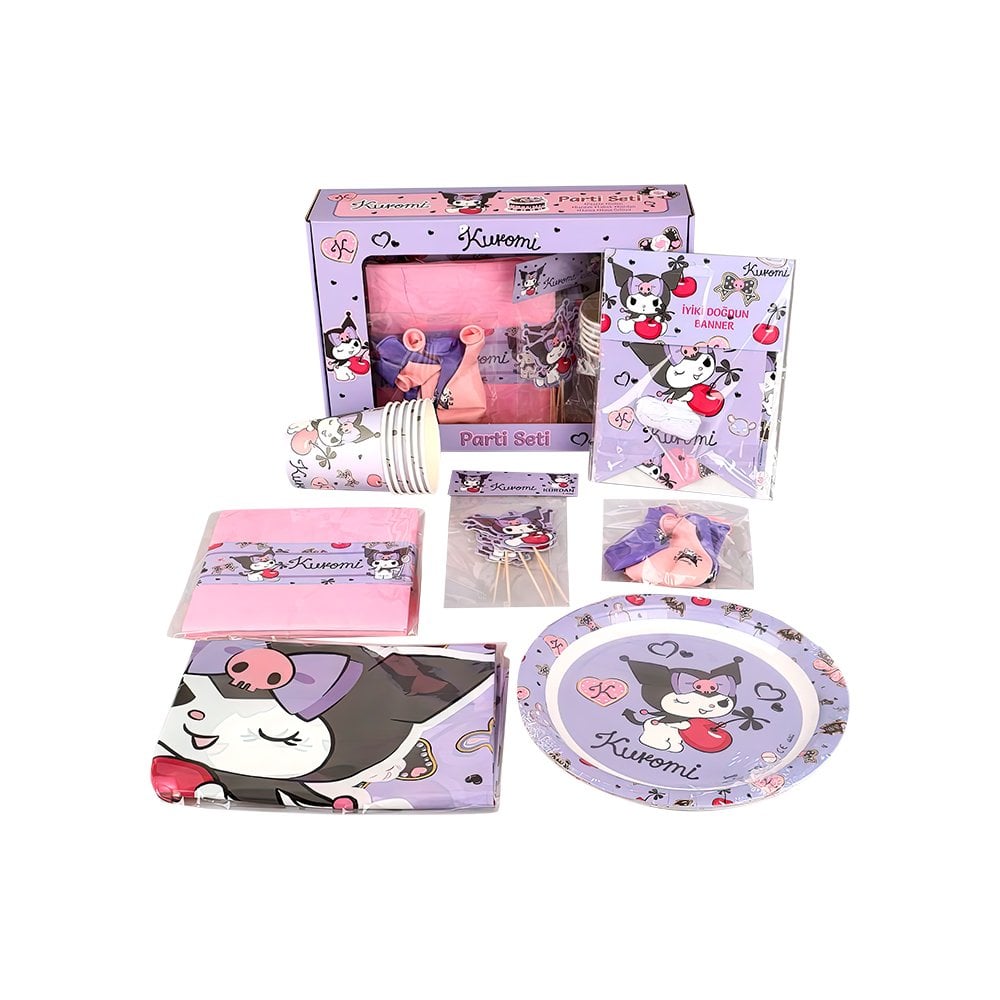 Kuromi Parti Seti - 44 Parça