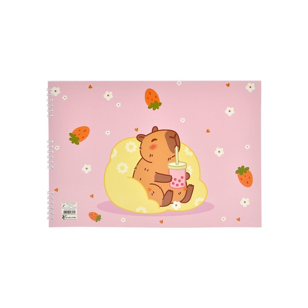 Capybara Resim Defteri - 25X35 cm