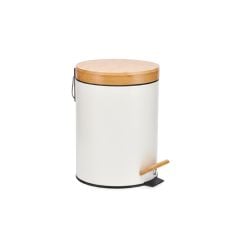 Bambu Kapak Çöp Kovası - 5 Litre