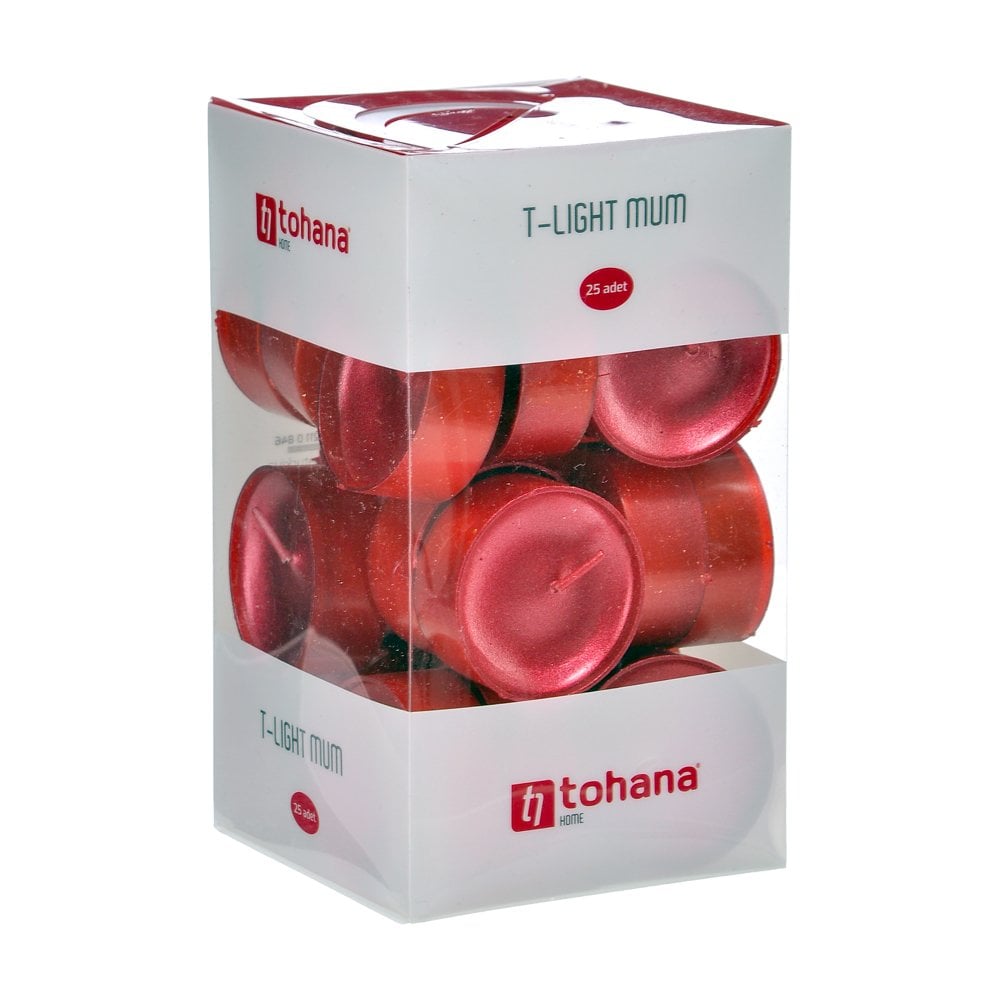 25'li Yuvarlak T-light Mum