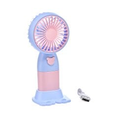 3 Kademeli Kulaklı Şarjlı El Fanı