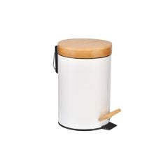 Bambu Kapak Çöp Kovası - 3 Litre