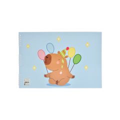 Capybara Resim Defteri - 25X35 cm Desen 2
