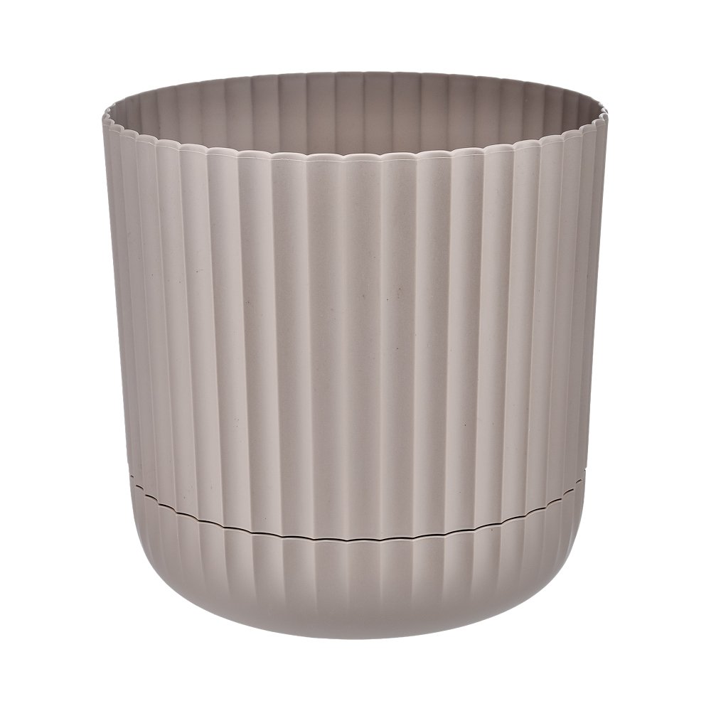 Zeraf Yuvarlak Saksı - 4,6 L Bej