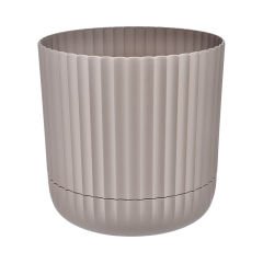 Zeraf Yuvarlak Saksı - 4,6 L Bej