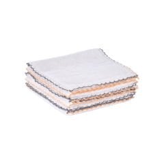 6'lı Havlu Bebek Ter Ve Ağız Silme - 25x25 cm