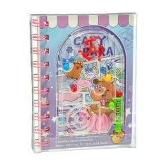 Capybara Oyunlu Çizgili Not Defteri - 13x10