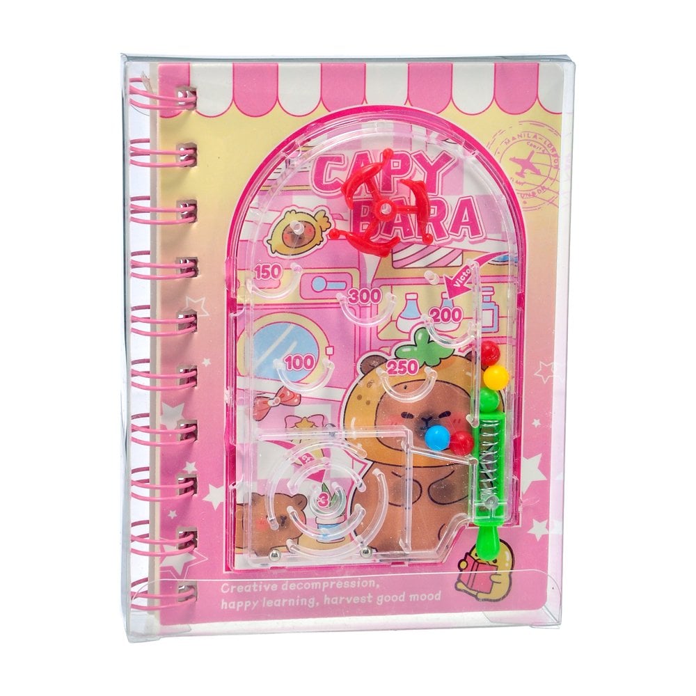 Capybara Oyunlu Çizgili Not Defteri - 13x10