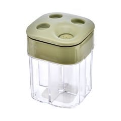 4 Bölmeli Kristal Baharatlık -  250 ml