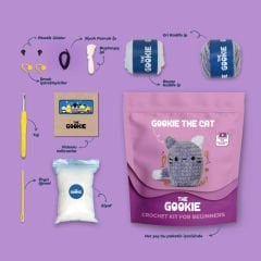 Amigurumi Örgü Seti - The Gookie Kedi