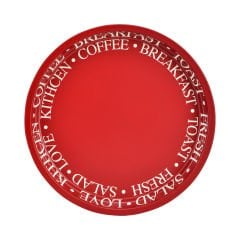 Metal Yuvarlak Tepsi - 35 cm