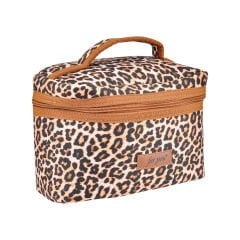 Kadife Seyahat Makyaj Çantası - 20x16x13 Cm
