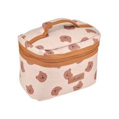 Kadife Seyahat Makyaj Çantası - 20x16x13 Cm