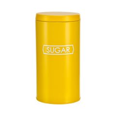 Silindir Metal Kutu - 1000 ml Sarı