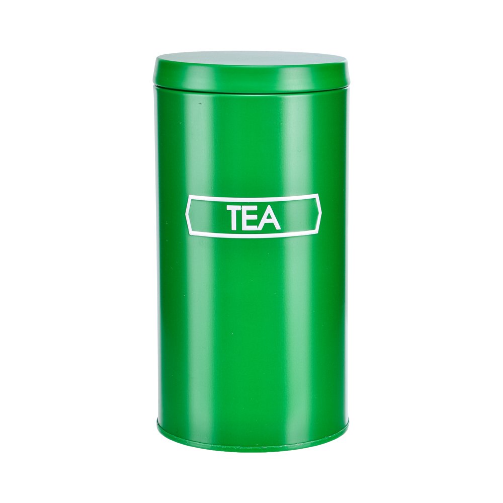 Silindir Metal Kutu - 1000 ml Yeşil