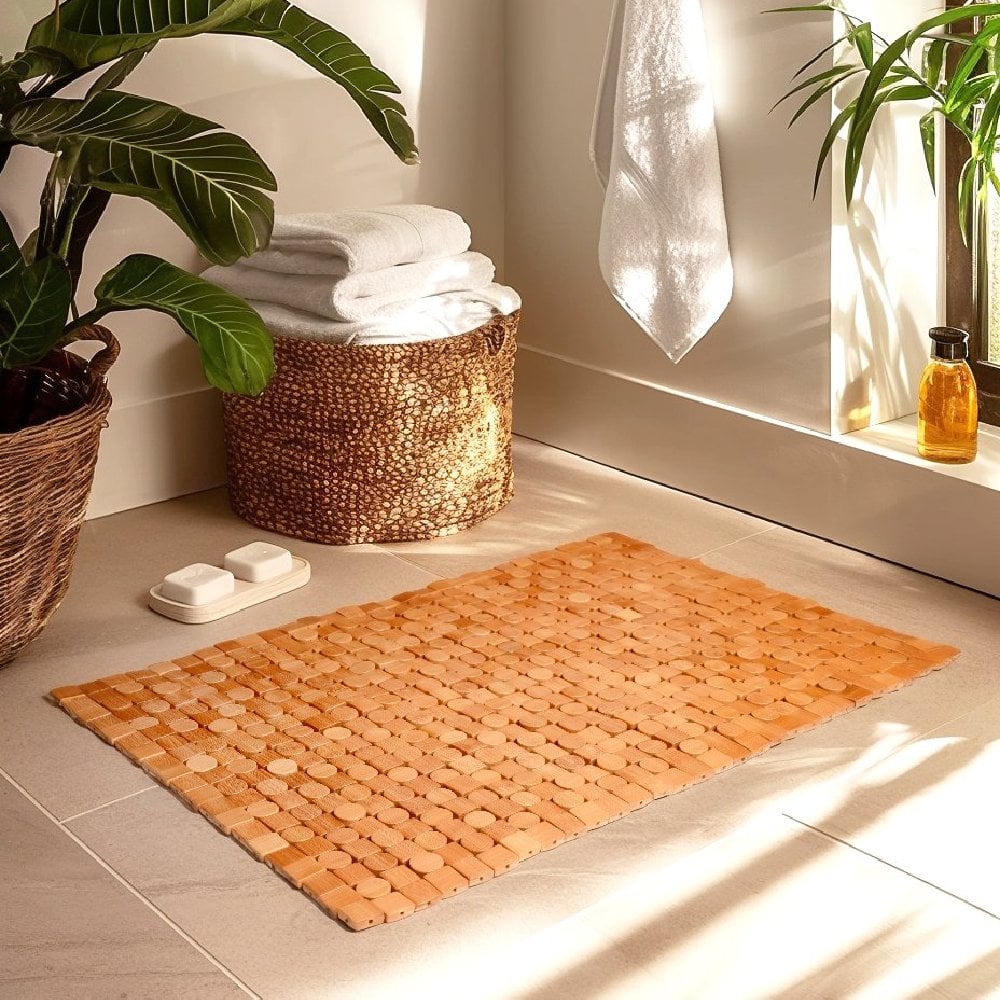 Bambu Banyo Matı - 60x40 cm