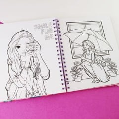 Pop Girl Boyama Defteri - 32 Sayfa