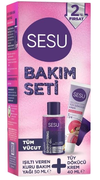 Sesu 2'li Bakım Seti Tüm Vücut