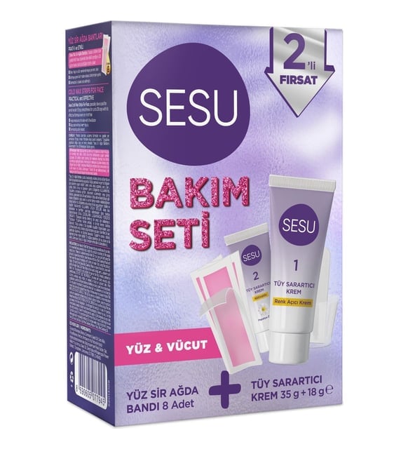 Sesu 2'li Bakım Seti Yüz&Vücut