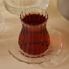12 Parça Borosilikat Çay Bardağı - 170 ml - Harmancık