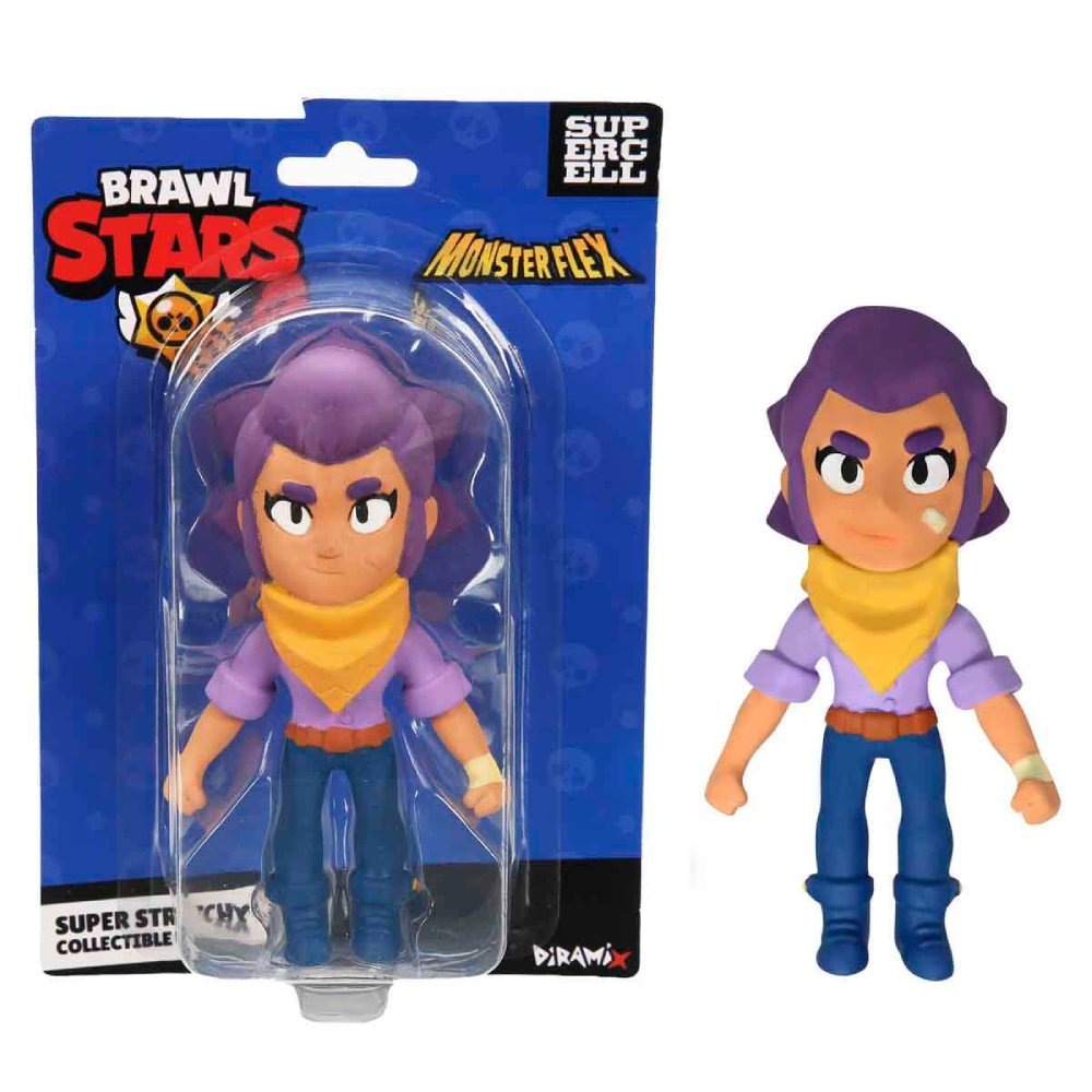 Monster Flex Brawl Stars Stretch Figür -  14,5 cm Shelly