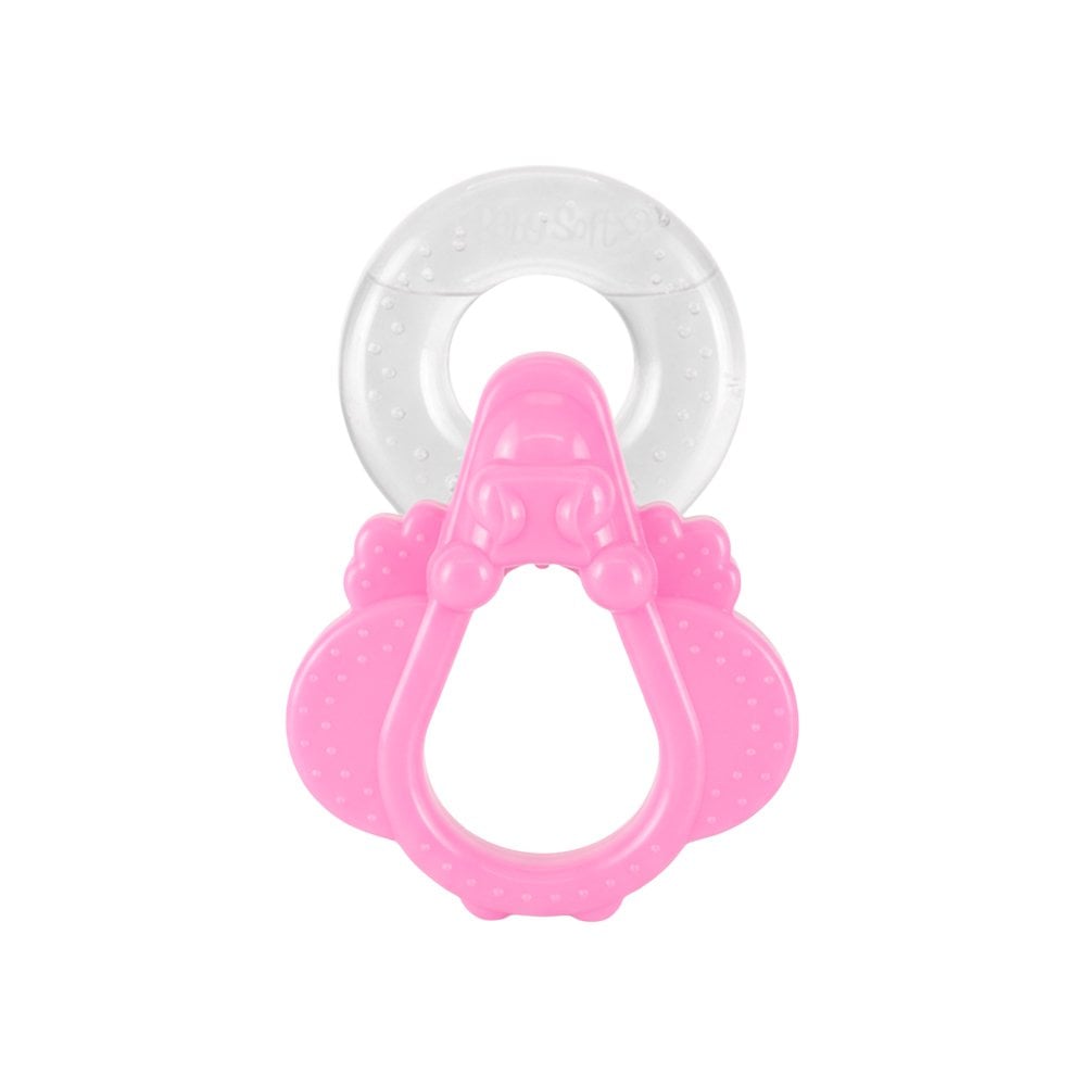 Babysoft Tutucaklı Sulu Diş Kaşıyıcı Pembe